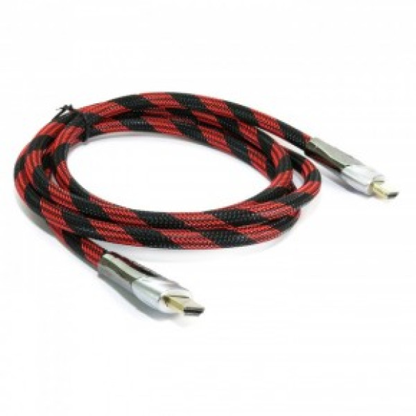 Extradigital HDMI to HDMI, 1.5m, v1.4b, 30 AWG, Gold, Nylon, Hi-Speed